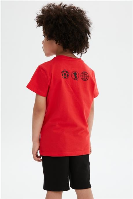 Bikkembergs Erkek Çocuk Kırmızı T-Shirt