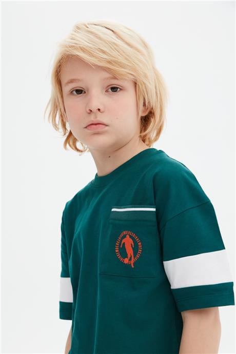 Bikkembergs Erkek Çocuk Koyu Yeşil T-Shirt