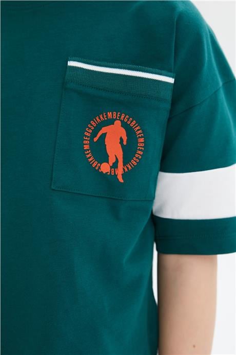 Bikkembergs Erkek Çocuk Koyu Yeşil T-Shirt