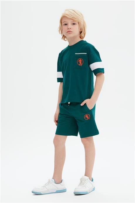 Bikkembergs Erkek Çocuk Koyu Yeşil T-Shirt
