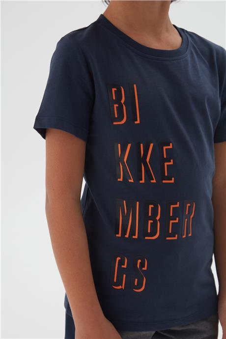 Bikkembergs Erkek Çocuk Lacivert T-Shirt