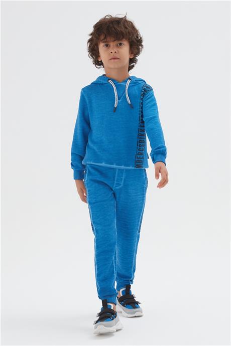 Bikkembergs Erkek Çocuk Mavi Sweatshirt