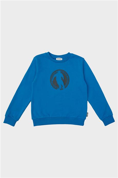 Bikkembergs Erkek Çocuk Mavi Sweatshirt