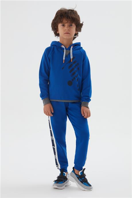 Bikkembergs Erkek Çocuk Mavi Sweatshirt