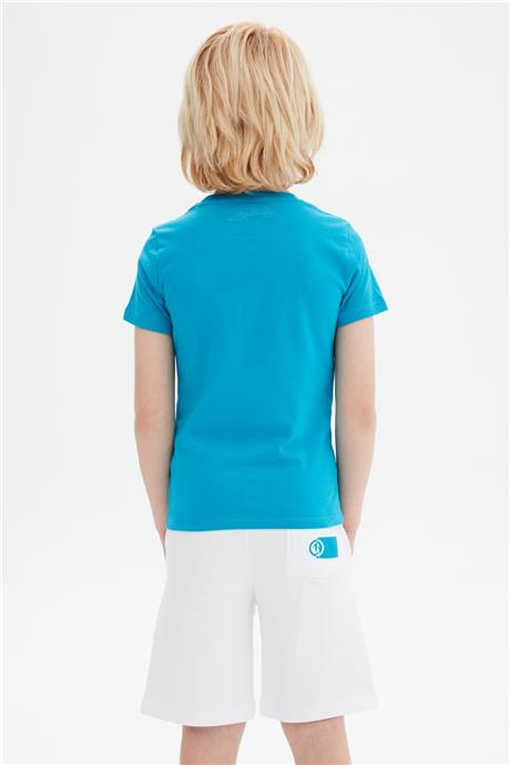 Bikkembergs Erkek Çocuk Mavi T-Shirt