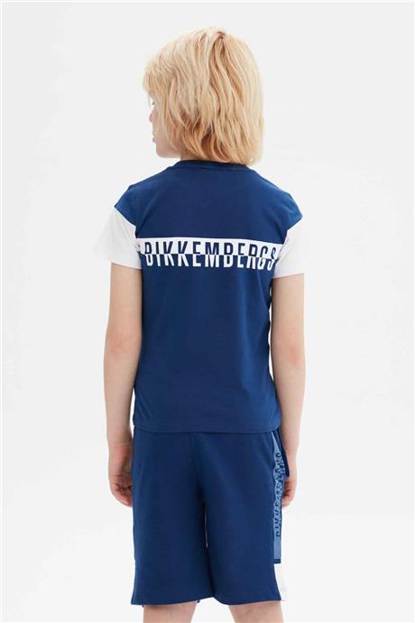 Bikkembergs Erkek Çocuk Mavi T-Shirt