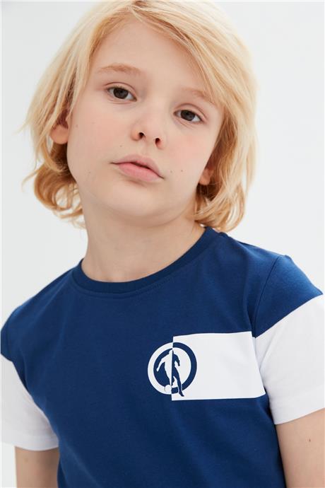 Bikkembergs Erkek Çocuk Mavi T-Shirt