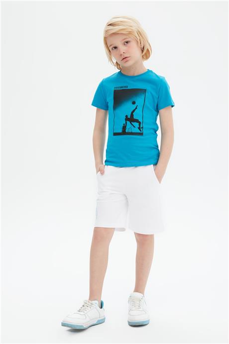 Bikkembergs Erkek Çocuk Mavi T-Shirt