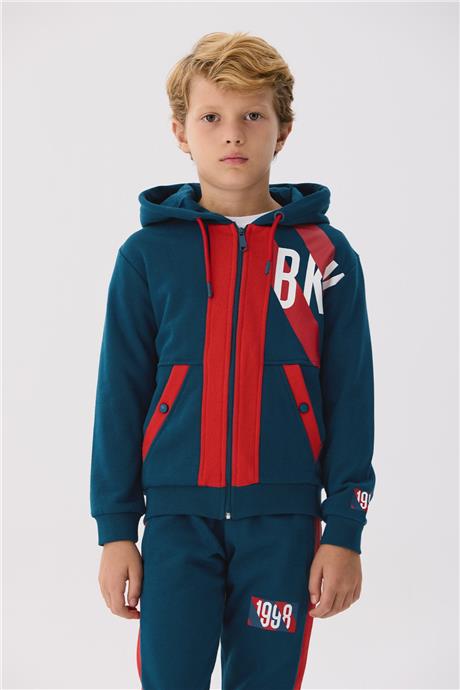 Bikkembergs Erkek Çocuk Petrol Eşofman Üstü