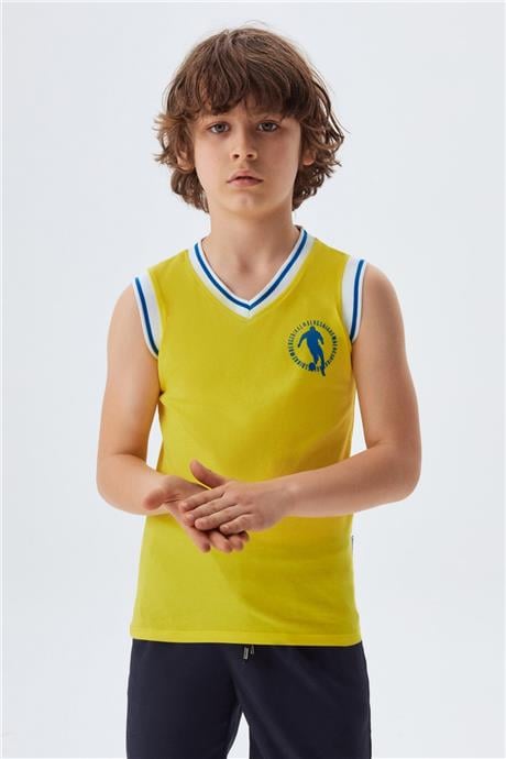 Bikkembergs Erkek Çocuk Sarı Atlet