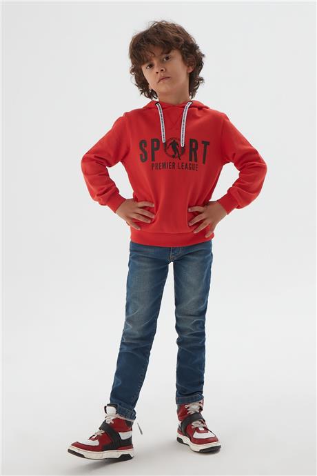 Bikkembergs Erkek Çocuk Sarı Sweatshirt