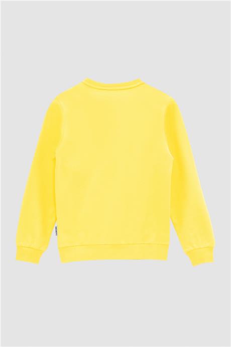 Bikkembergs Erkek Çocuk Sarı Sweatshirt