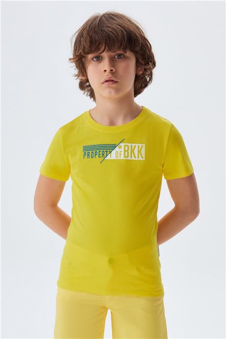 Bikkembergs Erkek Çocuk Sarı T-Shirt