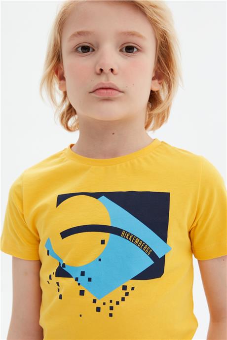 Bikkembergs Erkek Çocuk Sarı T-Shirt