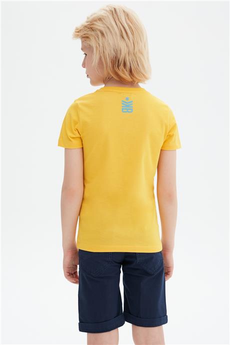 Bikkembergs Erkek Çocuk Sarı T-Shirt