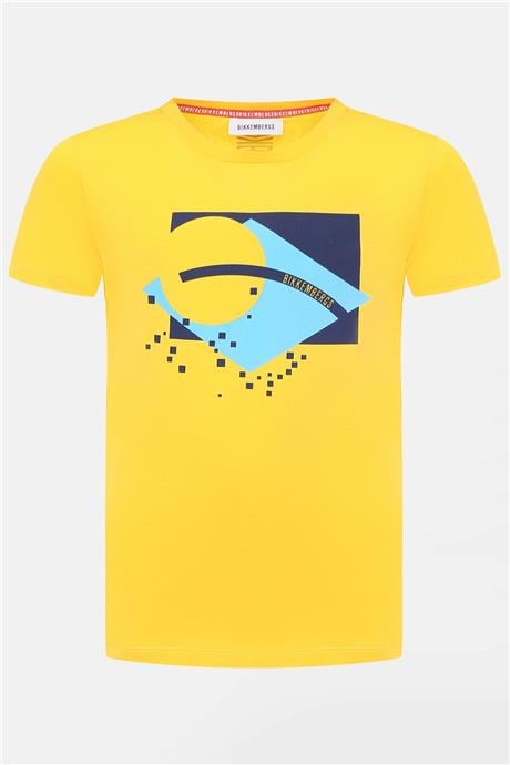 Bikkembergs Erkek Çocuk Sarı T-Shirt