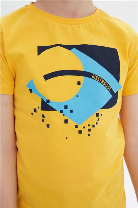 Bikkembergs Erkek Çocuk Sarı T-Shirt