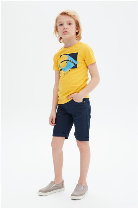 Bikkembergs Erkek Çocuk Sarı T-Shirt