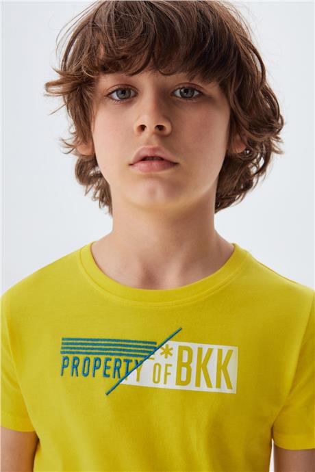 Bikkembergs Erkek Çocuk Sarı T-Shirt