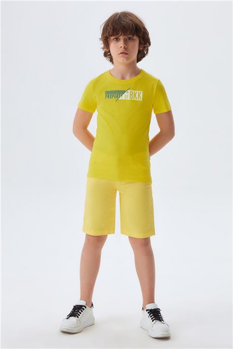 Bikkembergs Erkek Çocuk Sarı T-Shirt