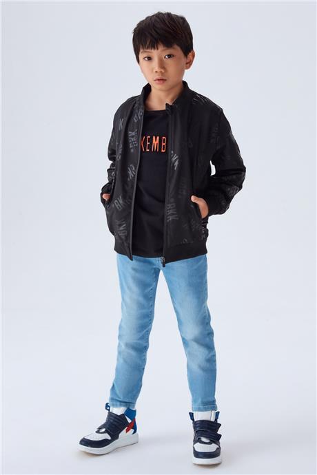 Bikkembergs Erkek Çocuk Siyah Ceket