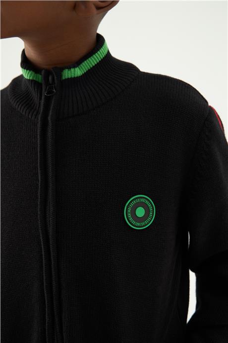 Bikkembergs Erkek Çocuk Siyah Hırka