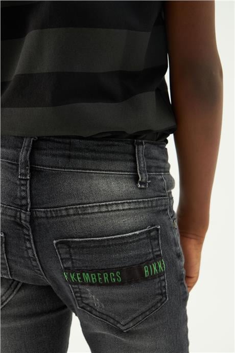 Bikkembergs Erkek Çocuk Siyah Jean