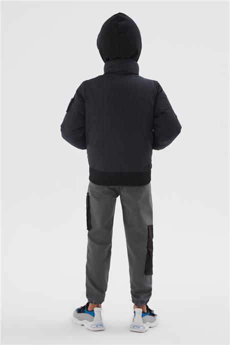 Bikkembergs Erkek Çocuk Siyah Mont