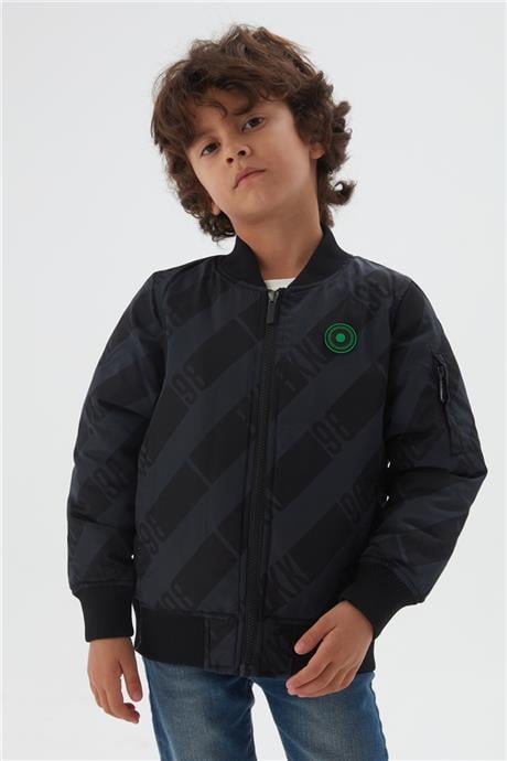 Bikkembergs Erkek Çocuk Siyah Mont