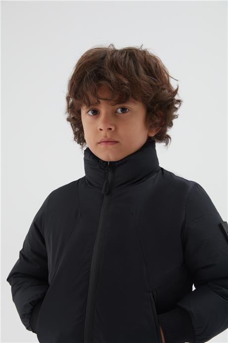 Bikkembergs Erkek Çocuk Siyah Mont