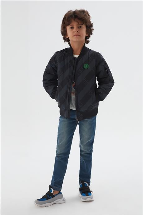 Bikkembergs Erkek Çocuk Siyah Mont