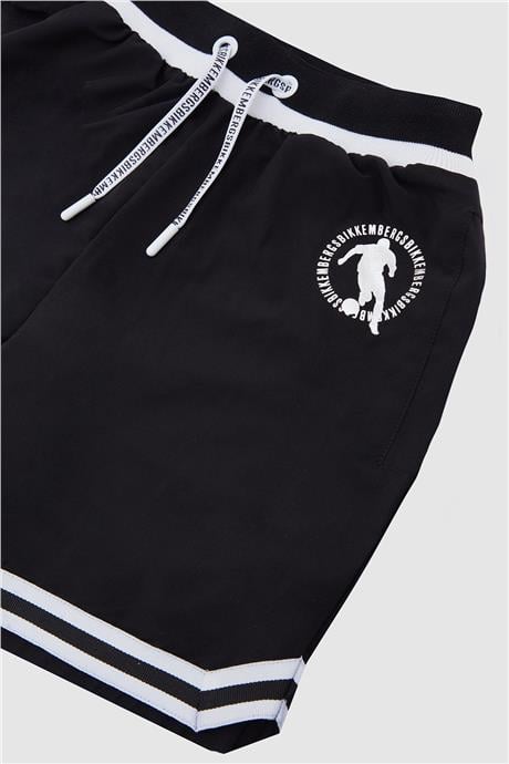 Bikkembergs Erkek Çocuk Siyah Şort