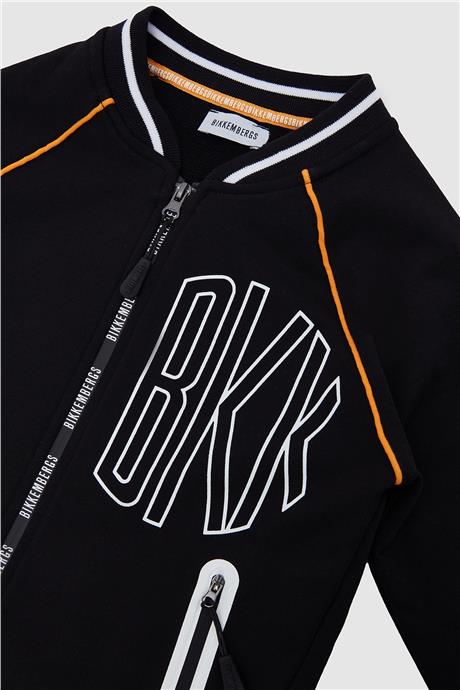 Bikkembergs Erkek Çocuk Siyah Sweatshirt