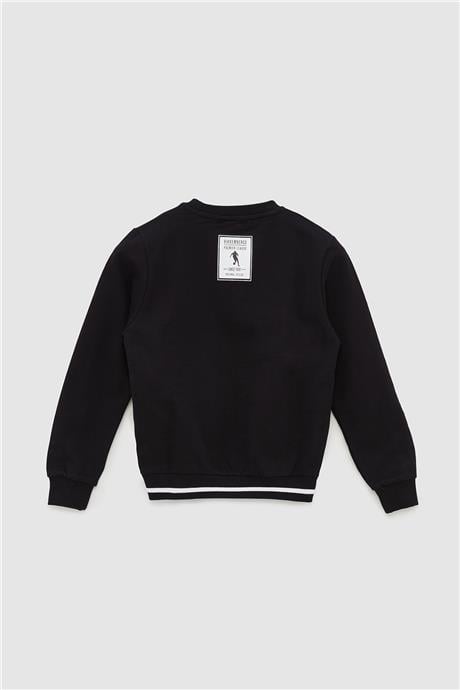 Bikkembergs Erkek Çocuk Siyah Sweatshirt