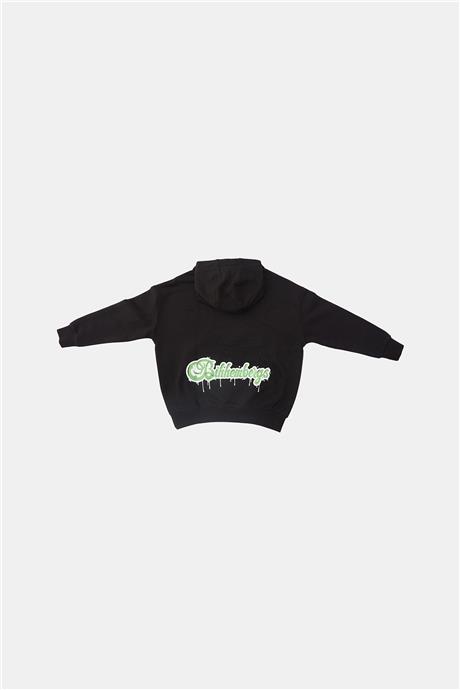 Bikkembergs Erkek Çocuk Siyah Sweatshirt
