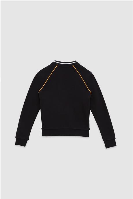 Bikkembergs Erkek Çocuk Siyah Sweatshirt