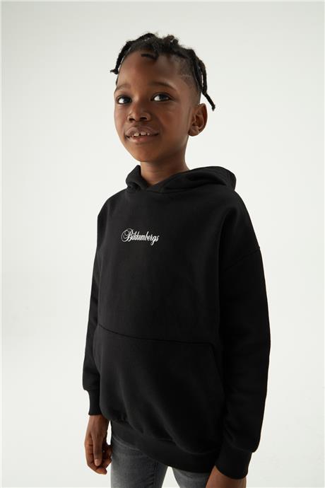 Bikkembergs Erkek Çocuk Siyah Sweatshirt