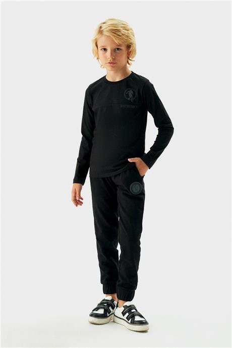 Bikkembergs Erkek Çocuk Siyah T-Shirt