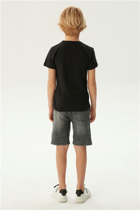 Bikkembergs Erkek Çocuk Siyah T-Shirt