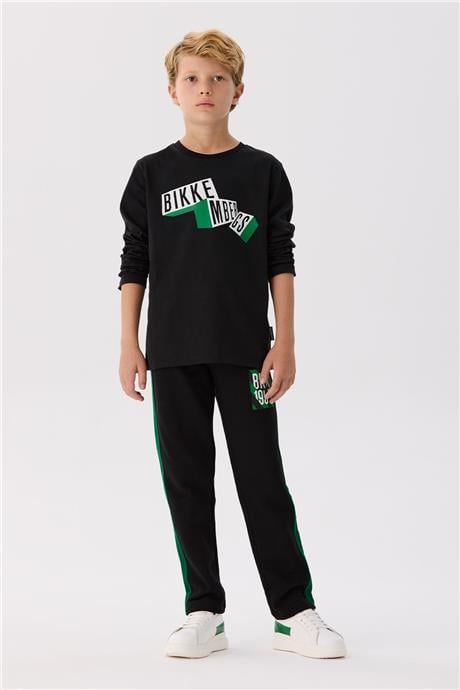 Bikkembergs Erkek Çocuk Siyah T-Shirt