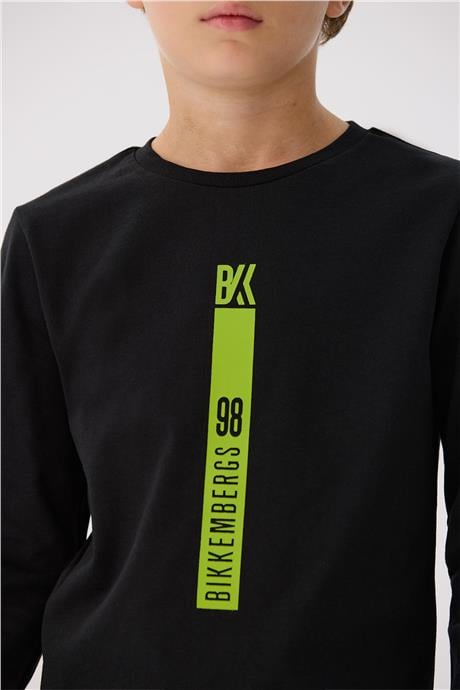 Bikkembergs Erkek Çocuk Siyah T-Shirt