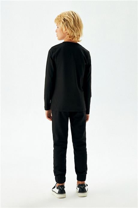 Bikkembergs Erkek Çocuk Siyah T-Shirt