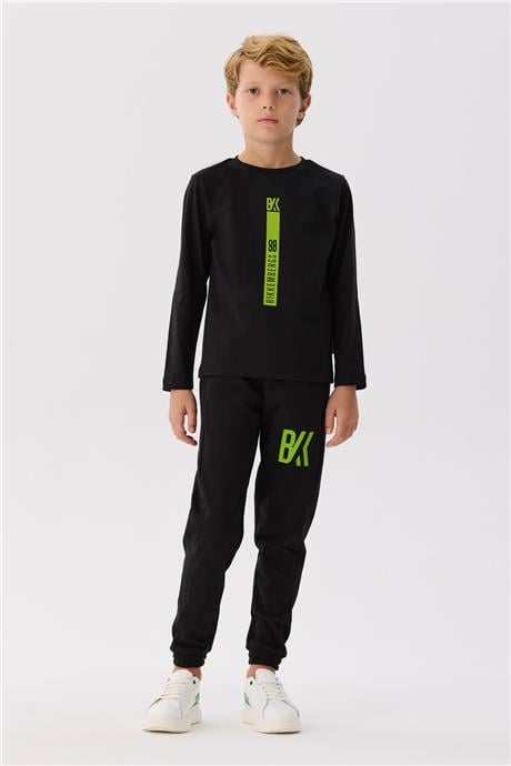 Bikkembergs Erkek Çocuk Siyah T-Shirt