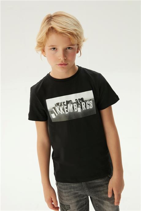 Bikkembergs Erkek Çocuk Siyah T-Shirt