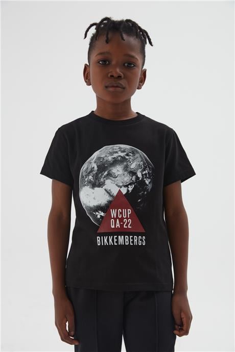 Bikkembergs Erkek Çocuk Siyah T-Shirt