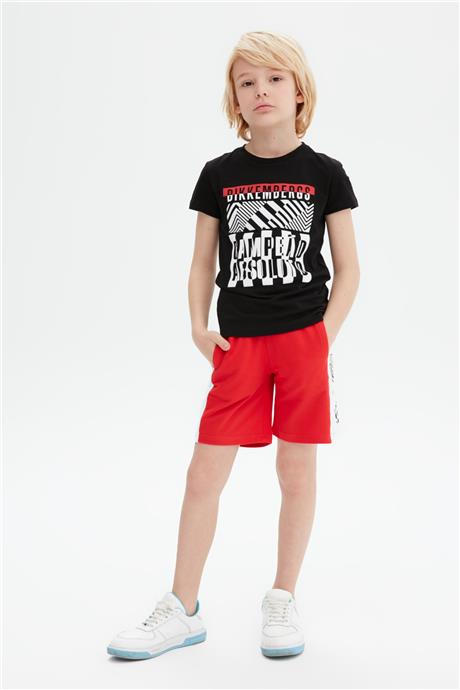 Bikkembergs Erkek Çocuk Siyah T-Shirt