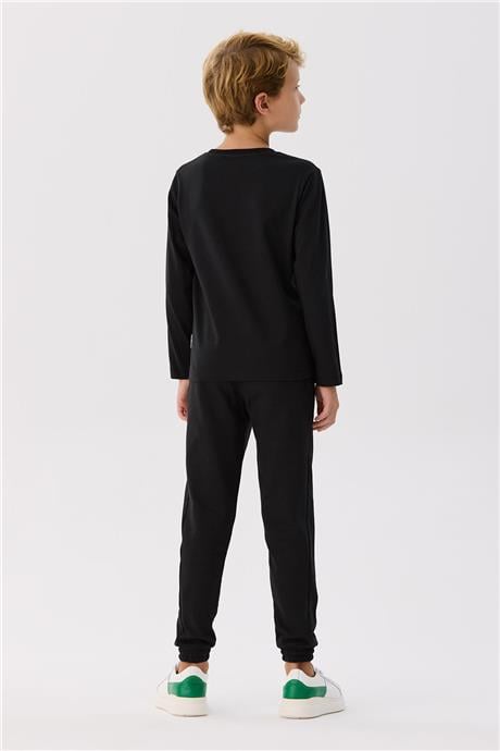 Bikkembergs Erkek Çocuk Siyah T-Shirt