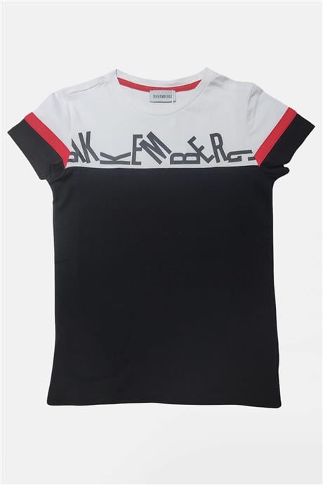 Bikkembergs Erkek Çocuk Siyah T-Shirt