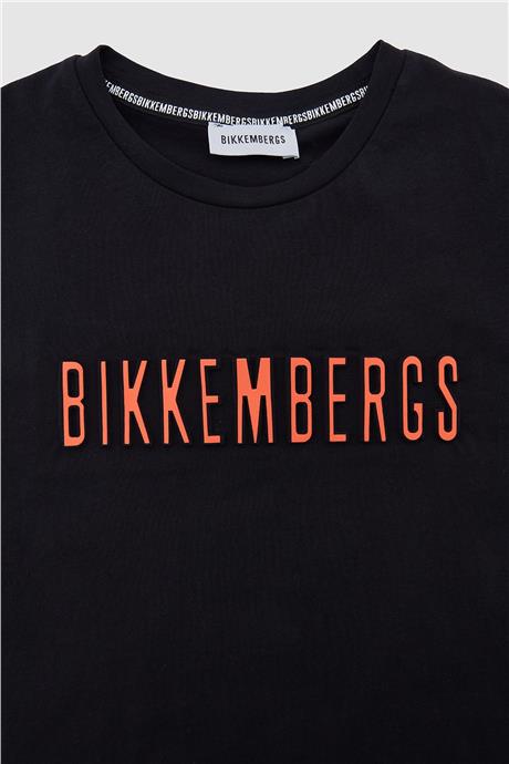 Bikkembergs Erkek Çocuk Siyah Tshirt