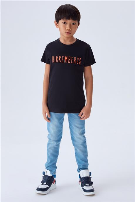 Bikkembergs Erkek Çocuk Siyah Tshirt